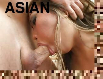Sizzling Asian honey Lana Croft gets banged anal