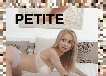 Sexy Petite Blonde Teen Strips Down On Webcam