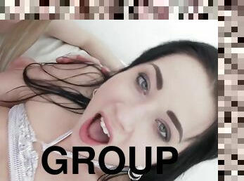Taissia Shanti & Olivia crazy group sex