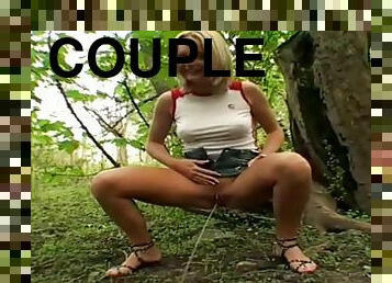 Riding the cock deep in the woods as a new experience for Melissa