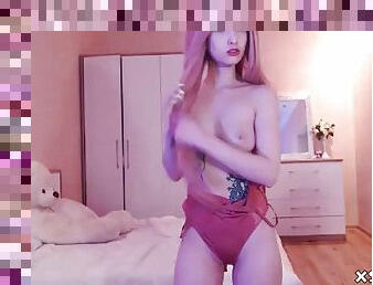 Thai wet girl flashing on live cam