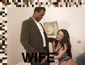 Horny wife gets anal by black guy