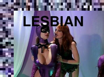 Wonder Woman - Lesbian Foursome with Emily Addison