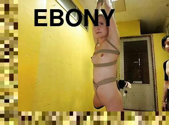 Chubby ebony slag gets her twat licked by a skinny blonde