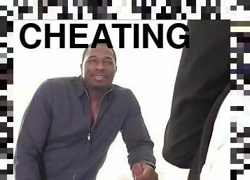Hot big tits & ass cheating wife fucks black football player