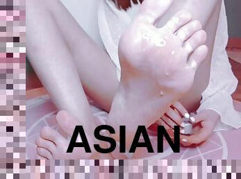 Cute Asian Feet - JOI and Cum Countdown