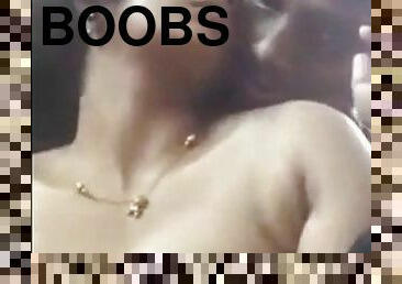 Boobs fondling