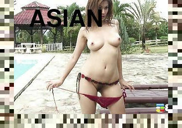 Kat is a hot Asian babe who's never afraid to show off her pussy