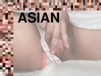 thai teen playing pussy alone