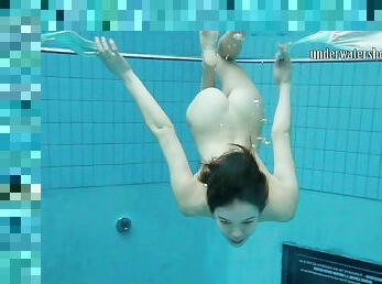 Underwater solo adventure of the hottest Russian senorita