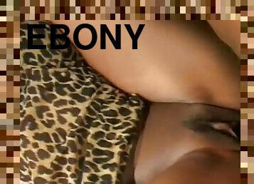 Big-assed ebony skank gets her poontang smashed in MMF video