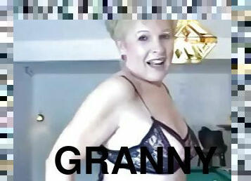 Granny cougar banged on the pool table