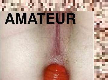 kæmpestor, onani, amatør, anal, dildo, fetish, hvid, jomfru-virgin