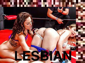 Blair Williams and Kissa Sins fucking in the ring