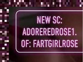 Ebony fart queen OF: fartgirlrose ????