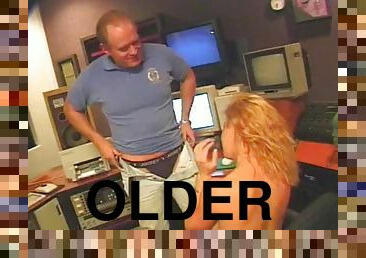 Blonde Singer Fucks Her Producer In The Studio