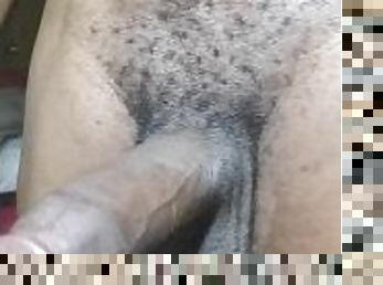 masturbare-masturbation, amatori, negresa, pula-imensa, negru, excitat, masiv, solo, fuimand, pula