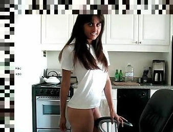 Stunningly hot body on a webcam girl