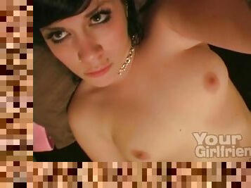 Young Andy San Dimas films her tattooed body solo
