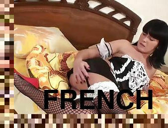 Miki is fucking sex on a stick with her devlishly delicious french maid