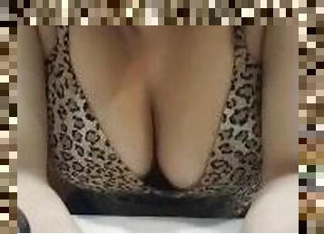 amateur home video of beautiful secretary, big natural tits.