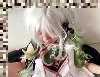 Genshin Impact cosplay Chinese close up