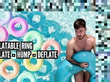 Inflatable ring inflate - hump - deflate