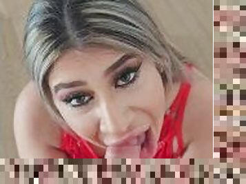 Tik Tok Dick Sucking with Curvy Latina