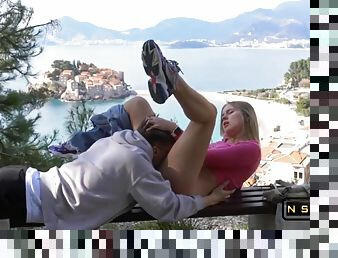 Young Step Sister having Sex with Amazing View