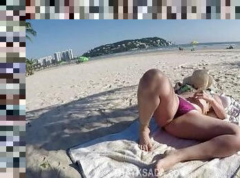 No resisti e gozei ali na praia mesmo e foi delicioso