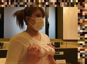 Ami" Clothed Big Tits Massage vol.3 Massaging the breasts of an amateur wearing T-shirt from below