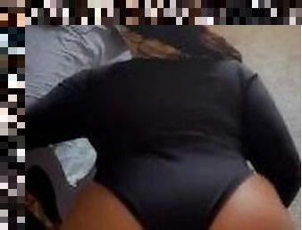 Thick Latina Ebony bouncing ass (Full vid on OF)