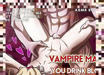 Vampire Makes You Drink Bl**d and Fucks You! ASMR Boyfriend [M4F]