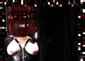 Head In Box Bondage With Multiple Shaking Orgasms P1