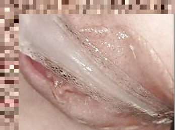 QUALITY CLOSEUP POV #3 - Pretty Pink Panty Soaking!!