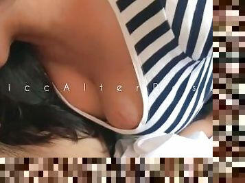 Thick Pinay Amateur Loud Blowjob After Giving Birth