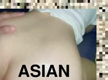 asiatisk, fisse-pussy, sprøjte, kompilering, creampie, fillipinsk, brunette, hårdhændet