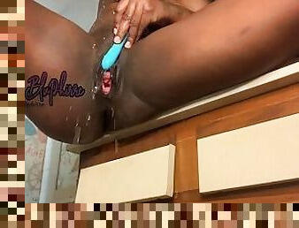 This 9” Dildo Always Makes Me CUM! (I Almost Squirted on the Screen)