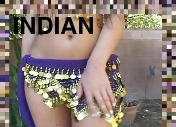 Kumani the slutty Indian girl sucks big dick and gets pounded