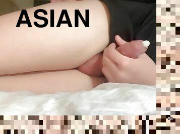 ázijské, masturbácia, amatérske, gejské, semeno, rozkošné-cute, sólo, twink