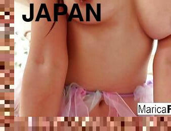 Gorgeous Japanese Slut Loves Stuffing a Big Dildo