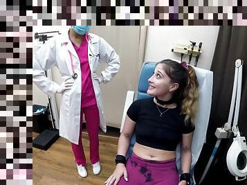 Ditria Rose&#039;s 1st Gyno Exam - Part 1 of 2 - DoctorTampa