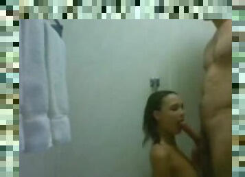 Teen Couple Fuck Like Crazy In The Shower And On Their Bed