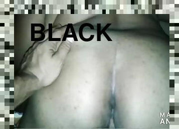 Hariy sexy black pussy getting fucked fat cock