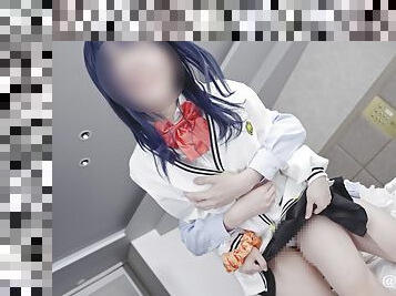 Aliceholic13  GRIDMAN RIKKA TAKARADA Cosplay  uniform femdom thighjob cumshot