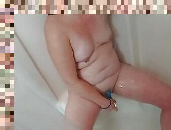 Daddy Films Me Cumming In The Shower With A Rabbit Vibrator I Love When He Films Me I Cum Harder
