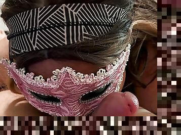 Sexy Mexican Crossdresser Sucks Huge Cock POV