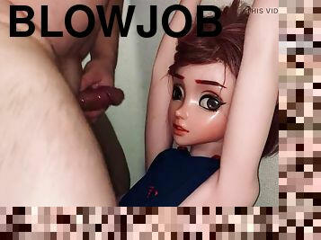 Love Doll Giving Blowjob To My Small Penis - Elsa Babe Silicone Love Doll Takanashi Mahiru