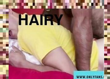 Hairy daddy told this twink just the tip but its never just the tip