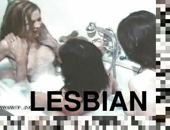 Jenny Trochu Goes Lesbian On Joelle Coeur In a Vintage Threesome Scene